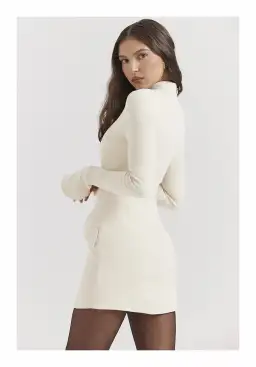 House of CB Mihalia Dress Cream Size XS/ AU 6 for rent on The Volte - image 3