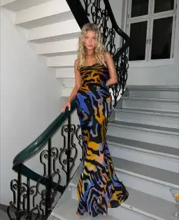 Rat & Boa Fabienne Maxi Dress in Multi Size Small / AU 8