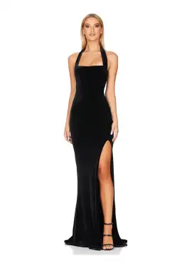 Nookie Vera Velvet Gown Black Size 8 for rent on The Volte - image 1