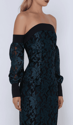 Premonition Florica Long Sleeve Green Dress size 10 for rent on The Volte - image 4