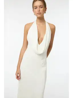 Manning Cartell Footprints Slip Dress In White Size AU 6 for rent on The Volte - image 2