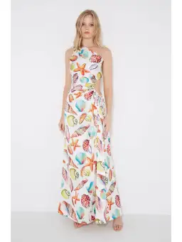 Sonya Moda Nour De La Mer Dress in Print Size AU 14 for rent on The Volte - image 1