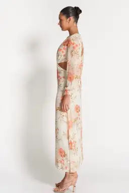 Sophia The Label Sara Open Back Midi Dress Rose White Size 8 for rent on The Volte - image 2