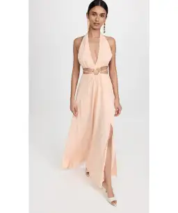 Significant Other Ava Maxi Dress Peach Size AU 10