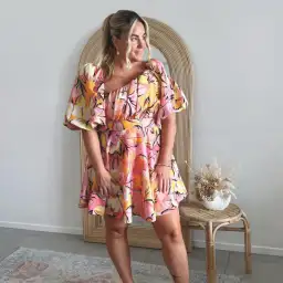 Sheike Copacabana Dress in Multi Size AU 16 for rent on The Volte - image 4