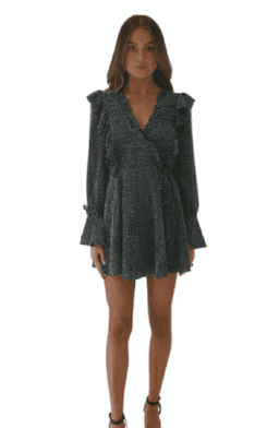 Shona Joy Salinger Ruffle Mini Dress for rent on The Volte - image 1