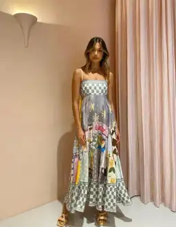 Alemais Emma Gale Sundress In Multi Size 8 for rent on The Volte - image 2