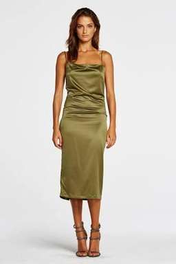 Maurie & Eve Apache dress - wilderness green