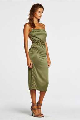 Maurie & Eve Apache dress - wilderness green