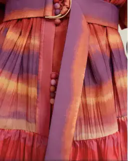 Acler Cardine Mini Dress Watercolour Horizon Size 8 for rent on The Volte - image 6