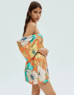 Alemais Piato Sculpt Mini Dress Multi Size 10 for rent on The Volte - image 3