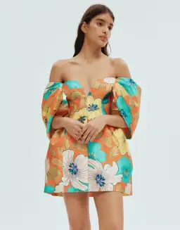 Alemais Piato Sculpt Mini Dress Multi Size 10 for rent on The Volte - image 2