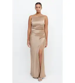 Bec & Bridge The Dreamer Maxi Dress Golden Size 10