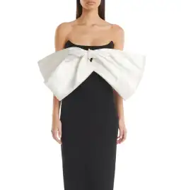Eliya the Label Sarah Dress in Black/White Size AU 10 for rent on The Volte - image 3