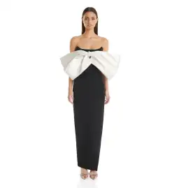 Eliya the Label Sarah Dress in Black/White Size AU 10 for rent on The Volte - image 1