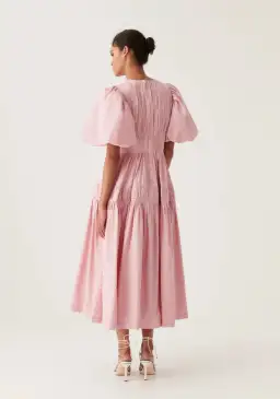 Aje Fallingwater Ruched Midi Dress for rent on The Volte - image 4