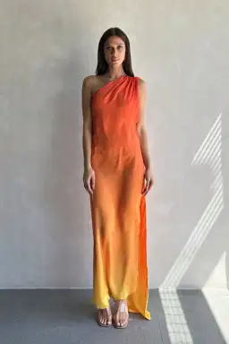 Baobab Ari Dress Orange Multi Size S/ AU 8 for rent on The Volte - image 1