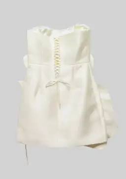 Mew Mews Anwen Flower Mini Dress Ivory Size 10 for rent on The Volte - image 4