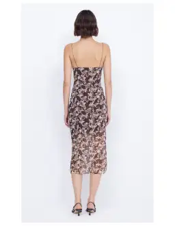 Bec & Bridge Herlani Singlet Midi Dress Hibiscus Choc Size 8  for rent on The Volte - image 2
