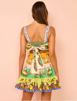 Alemais Lemonis Cut Out Mini Dress Multi Size 10 for rent on The Volte - image 5