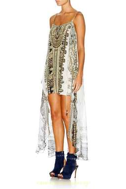 Camilla Coats Of Light Overlay Mini Dress Size 8