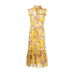 Zimmermann High Tide Flutter Dress Yellow Size 1 / AU 10 for rent on The Volte - image 3