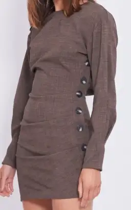 Pfeiffer The Baxter Mini Dress Coco Size 6 for rent on The Volte - image 2