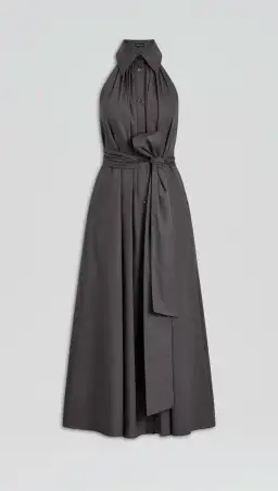 Scanlan Theodore Parachute Sleeveless Shirt Dress Espresso Size AU 8 for rent on The Volte - image 4