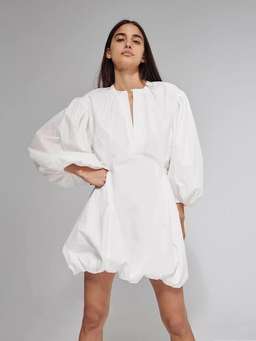 Bassike gathered balloon dress