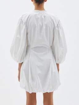 Bassike gathered balloon dress