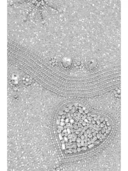 Clio Peppiatt Charm Fringe Mini Dress Silver Size XS / AU 6 for rent on The Volte - image 6