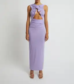 Christopher Esber Venus Tank Midi Dress Lilac Size 8