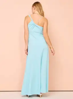 One Fell Swoop Fraya Maxi Dress in Dove Blue Size 10 for rent on The Volte - image 3