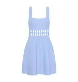 Aje Ney Diamond Cut Out Mini Dress Sky Blue Size AU 10 for rent on The Volte - image 3