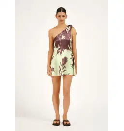 Roame The Riviera Mini Dress in Flora Size AU 8 for rent on The Volte - image 1