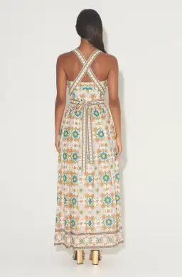 Hansen & Gretel Tulsa Maxi Dress Mosaic Print Size S / AU 8 for rent on The Volte - image 3