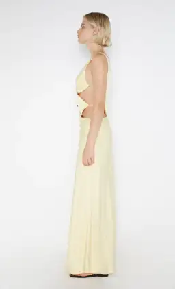Bec & Bridge Agathe Diamond Dress Butter Yellow Size 8 for rent on The Volte - image 6