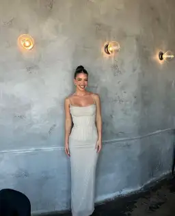  House of CB Nalini Dress Sand Size XS/Au 6 for rent on The Volte - image 1