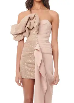 Eliya The Label Eveleigh Dress Nude Size M/Au 10 for rent on The Volte - image 3