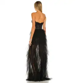 For Love & Lemons  Bustier Gown Black Size L/Au 12 for rent on The Volte - image 2