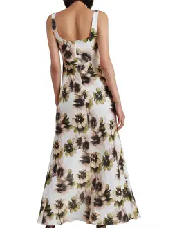 Bec & Bridge Bloom Linen Maxi Dress Floral Size 6  for rent on The Volte - image 2