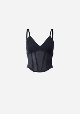 Viktoria and Woods Omega Bustier Midnight Blue Size 6 for rent on The Volte - image 1