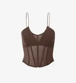 Viktoria and Woods Sigma Bustier Brown Size 6 for rent on The Volte - image 3