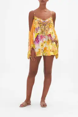Camilla Franks Drop Shoulder Playsuit How Does Your Garden Grow Size M / AU 12