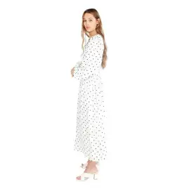 Aje Liberation Blouson Midi Dress Cream and Black Dot Size M / AU 10 for rent on The Volte - image 2