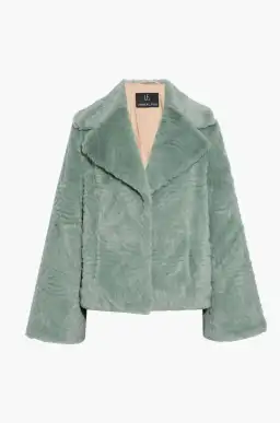 Unreal Fur Lily Jacket in Mint Size L / AU 12 for rent on The Volte - image 4