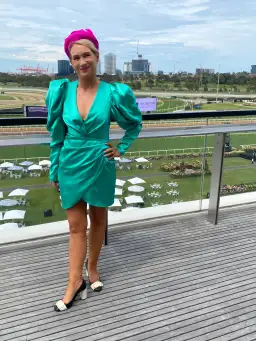 Acler Irwin Mini Dress Electric Green Size Au 10 for rent on The Volte - image 6