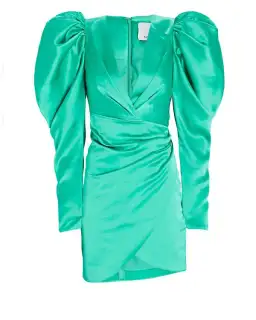 Acler Irwin Mini Dress Electric Green Size Au 10 for rent on The Volte - image 7