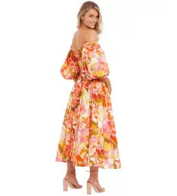 Acler Porter Dress Pink Bouquet Size 10 for rent on The Volte - image 2