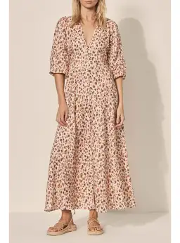 Kivari Nadia Maxi Dress Leopard Size AU 8 for rent on The Volte - image 2